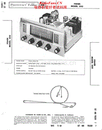 Fisher-500-Service-Manual电路原理图.pdf
