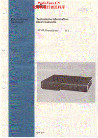 Braun-A-1-Service-Manual电路原理图.pdf