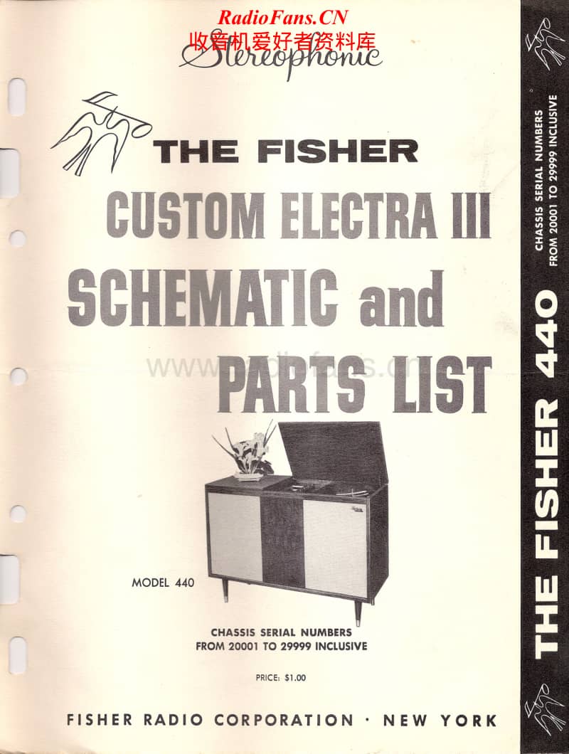Fisher-CUSTOM-ELECTRA-440-Service-Manual电路原理图.pdf_第1页