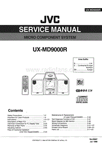 Jvc-UXMD-9000-R-Service-Manual电路原理图.pdf