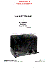 Heathkit-HP-23C-Manual电路原理图.pdf