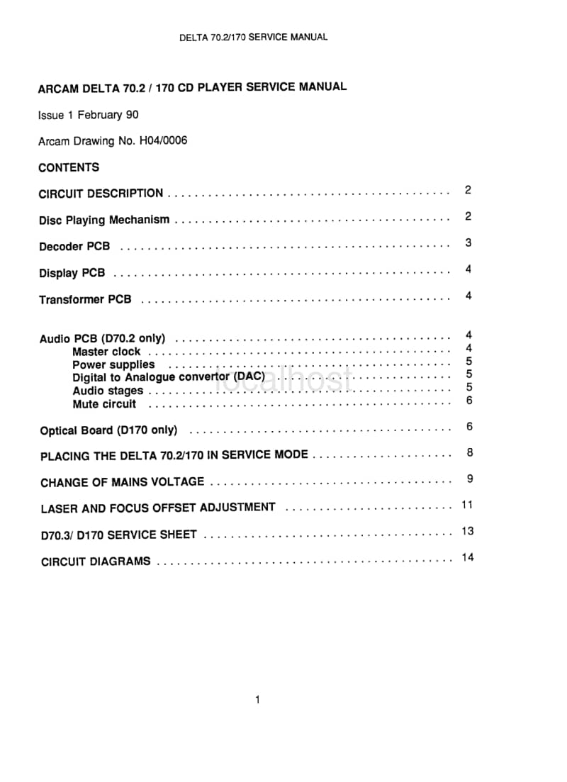 Arcam-DELTA-170-Service-Manual电路原理图.pdf_第2页