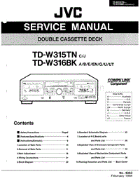 Jvc-TDW-315-TN-Service-Manual电路原理图.pdf