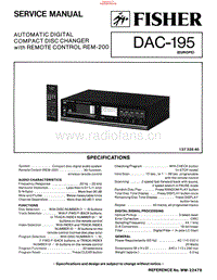 Fisher-DAC-195-Schematic电路原理图.pdf