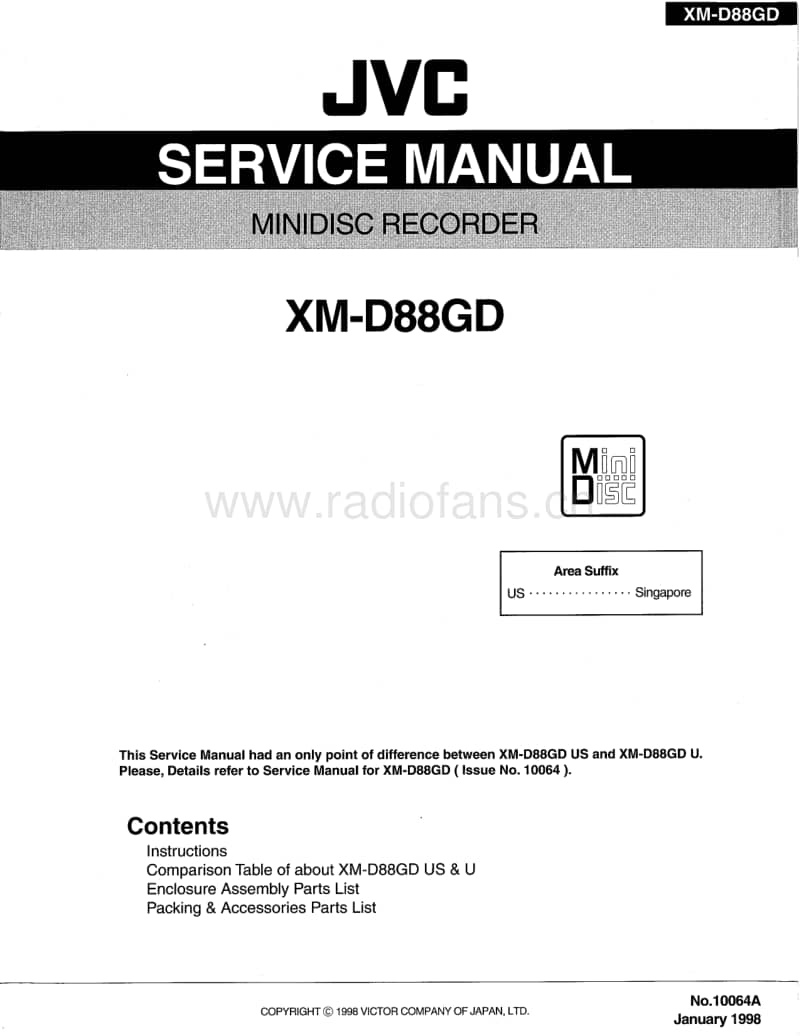 Jvc-XMD-88-GD-Service-Manual-2电路原理图.pdf_第1页