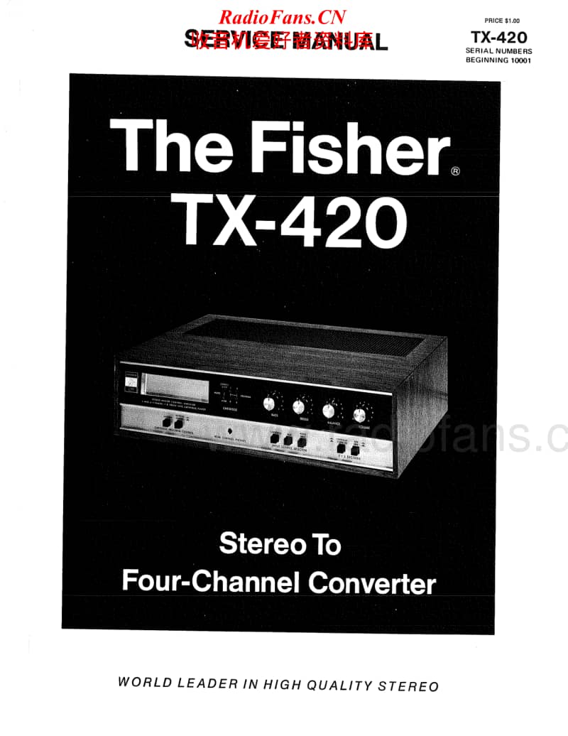 Fisher-TX-420-Service-Manual电路原理图.pdf_第1页
