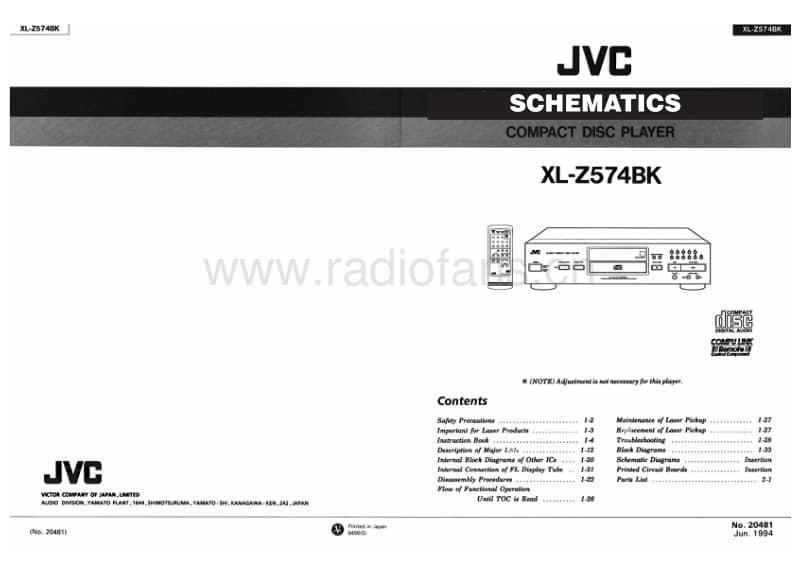Jvc-XLZ-574-BK-Schematic电路原理图.pdf_第1页