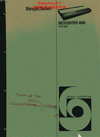 Bang-Olufsen-Beocenter_4000-Service-Manual电路原理图.pdf