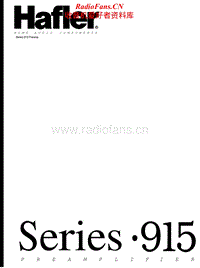 Hafler-915-Service-Manual电路原理图.pdf
