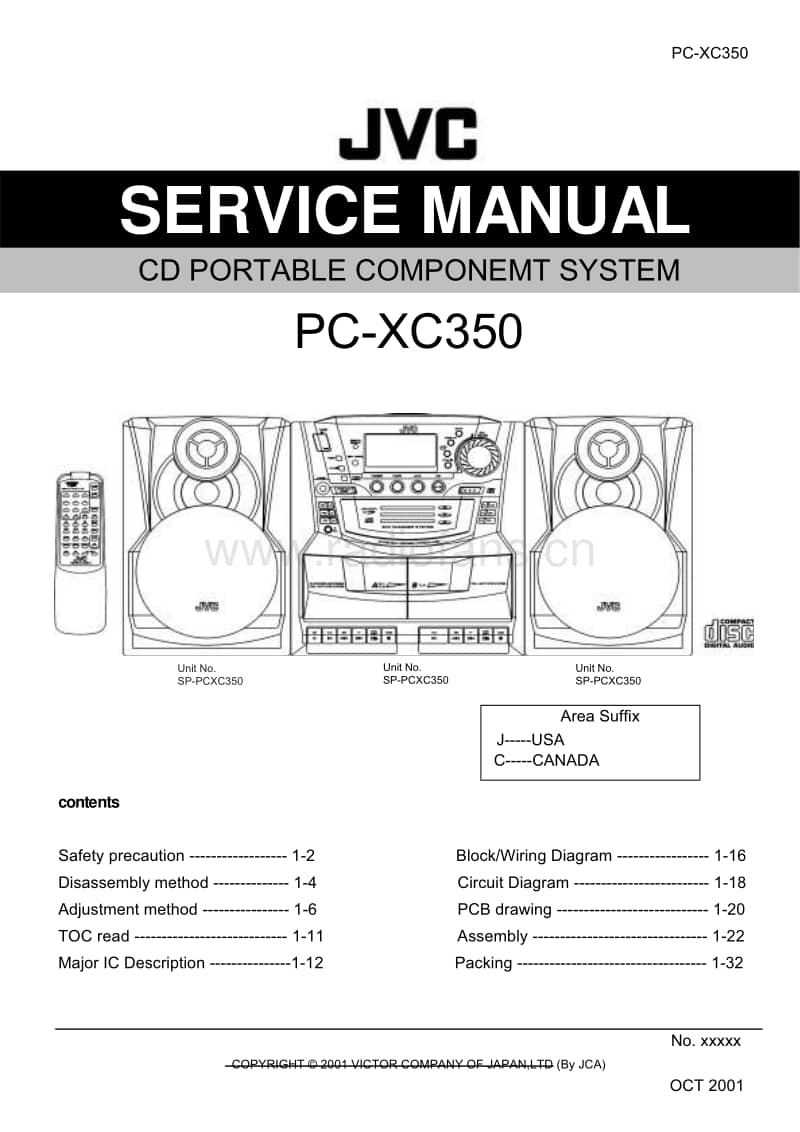 Jvc-PC-XC350-Service-Manual电路原理图.pdf_第1页