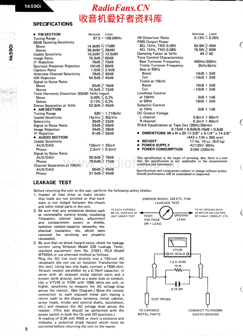 Harman-Kardon-HK-590-I-Service-Manual电路原理图.pdf_第2页