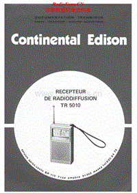 Continental-Edison-TR-5010-Service-Manual电路原理图.pdf