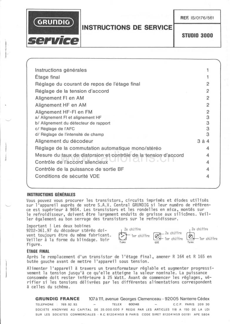 Grundig-Studio-3000-Service-Manual电路原理图.pdf_第1页