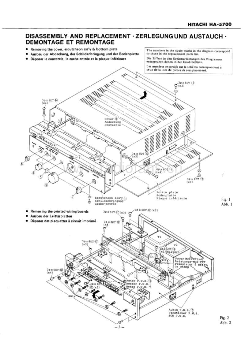Hitachi-HA-5700-Service-Manual电路原理图.pdf_第3页
