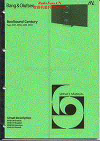 Bang-Olufsen-Beosound_Century-Service-Manual电路原理图.pdf