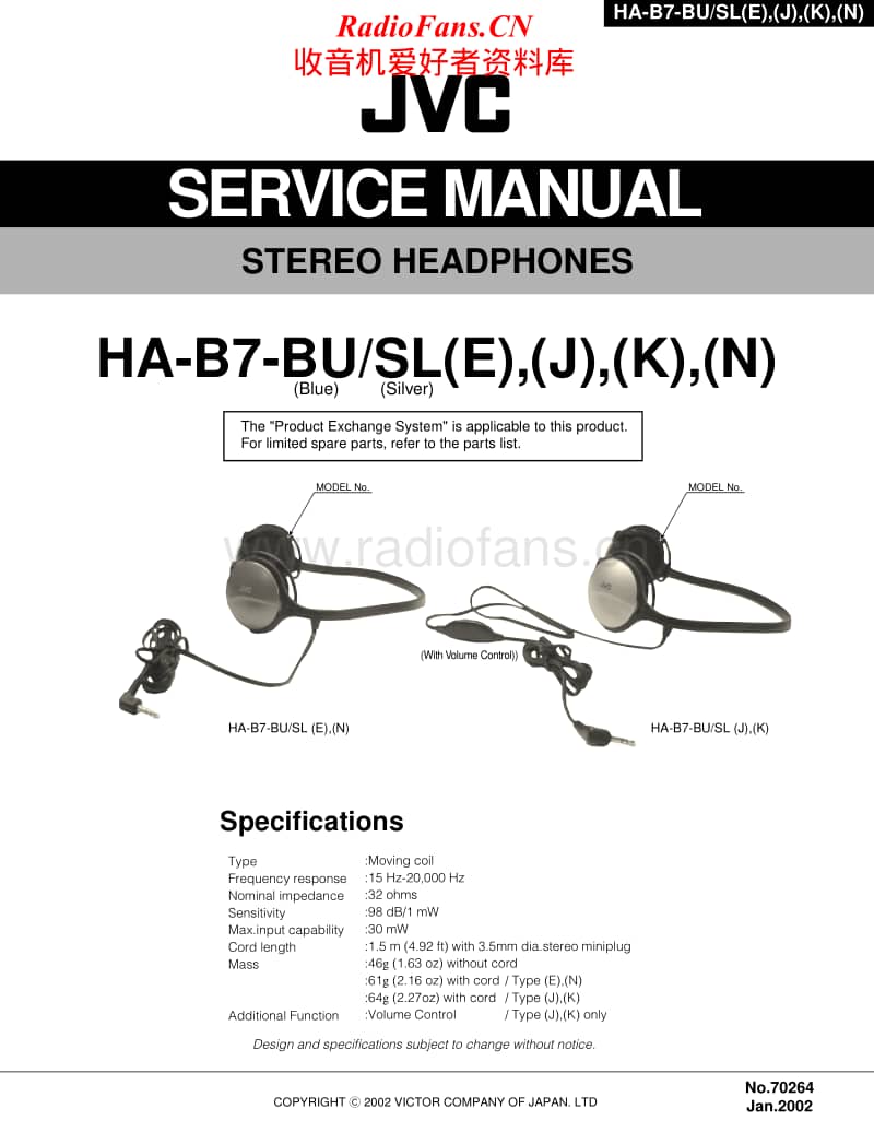 Jvc-HAB-7-Service-Manual电路原理图.pdf_第1页