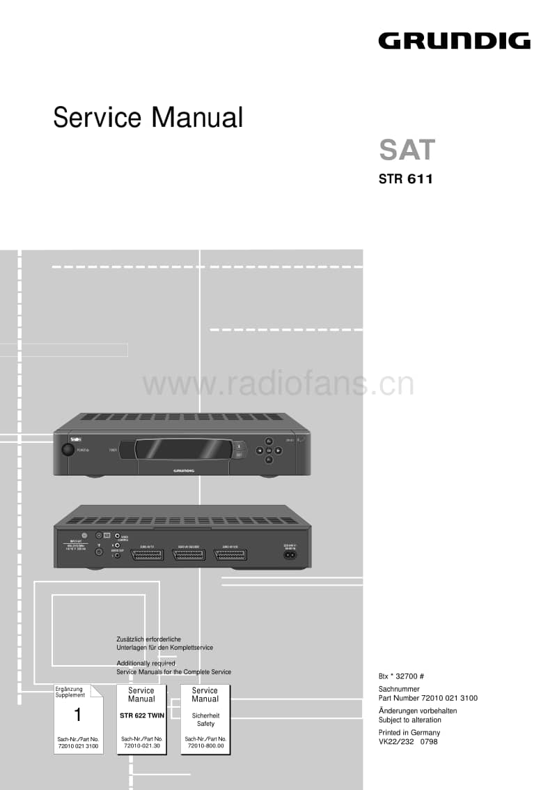 Grundig-STR-611-Service-Manual电路原理图.pdf_第1页