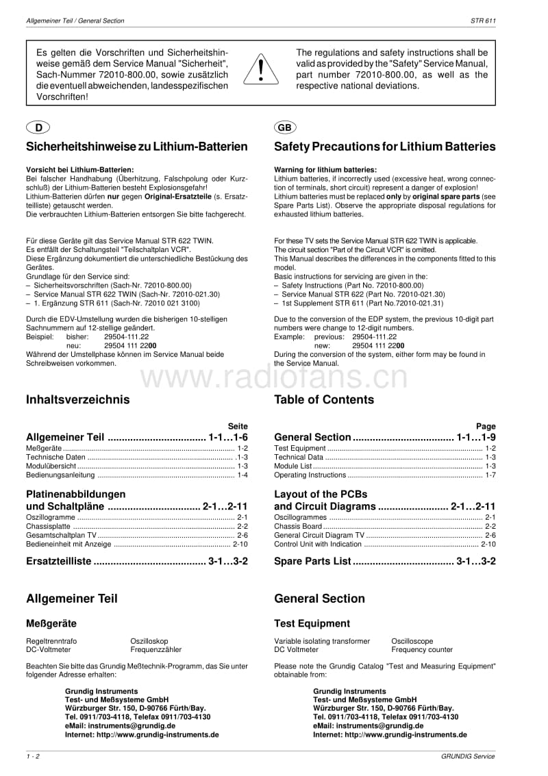 Grundig-STR-611-Service-Manual电路原理图.pdf_第2页