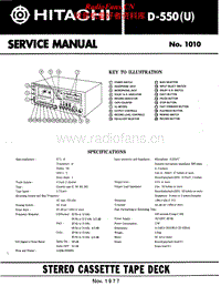 Hitachi-D-550-U-Service-Manual电路原理图.pdf