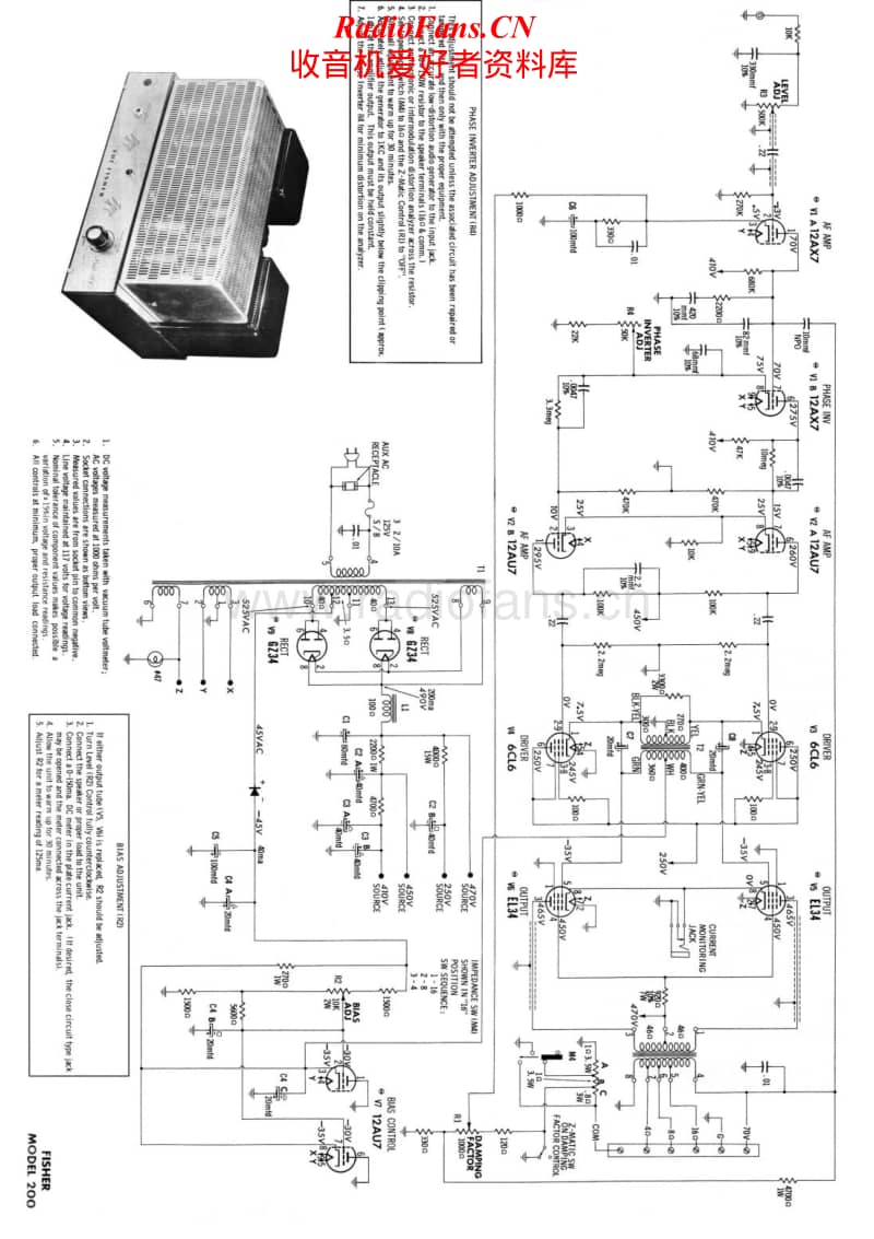 Fisher-200-Schematic电路原理图.pdf_第1页