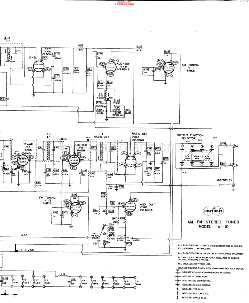 Heathkit-AJ-10-Schematic电路原理图.pdf_第2页