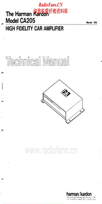 Harman-Kardon-CA-205-Service-Manual电路原理图.pdf