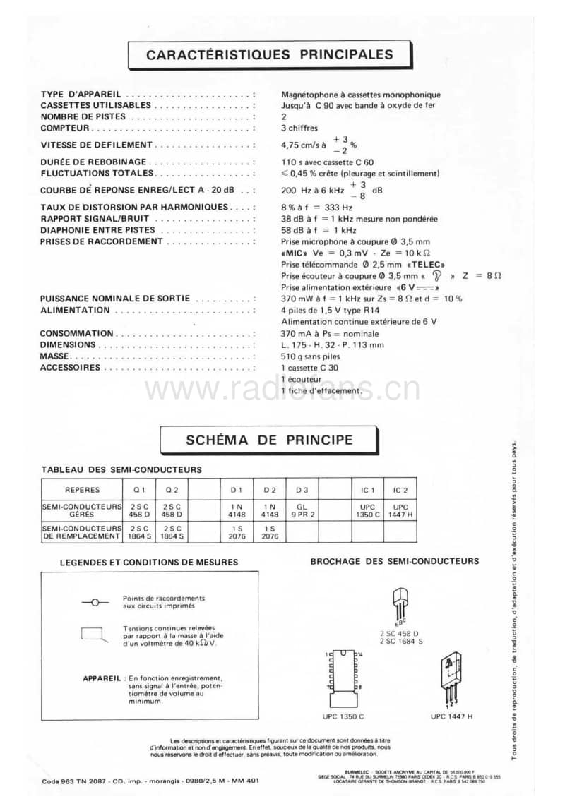 Continental-Edison-MC-8030-Service-Manual电路原理图.pdf_第2页