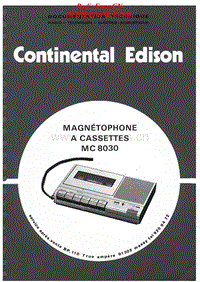 Continental-Edison-MC-8030-Service-Manual电路原理图.pdf