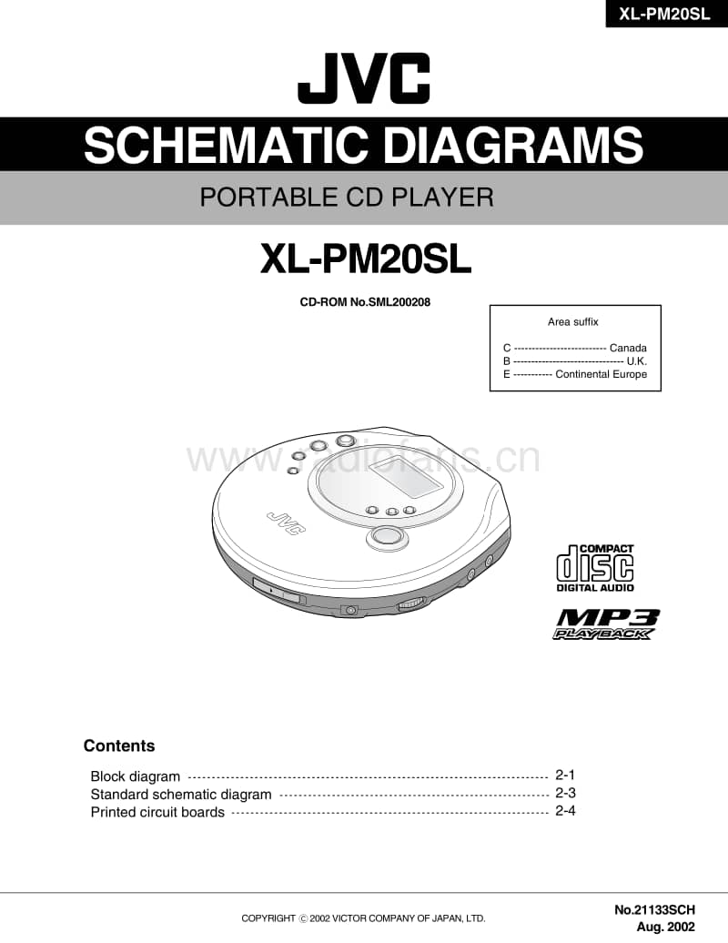 Jvc-XLPM-20-SL-Schematic电路原理图.pdf_第1页
