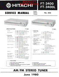 Hitachi-FT-3400-Service-Manual电路原理图.pdf