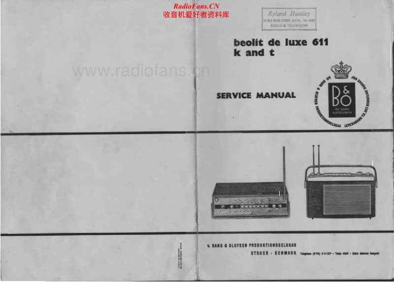 Bang-Olufsen-Beolit_611-Service-Manual电路原理图.pdf_第1页