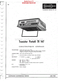 Continental-Edison-TR-147-Service-Manual电路原理图.pdf