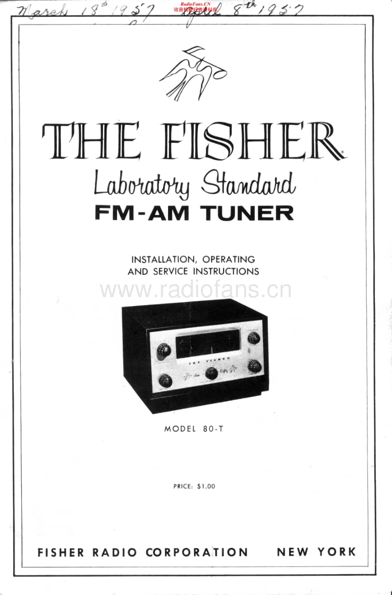 Fisher-80-T-Service-Manual电路原理图.pdf_第1页