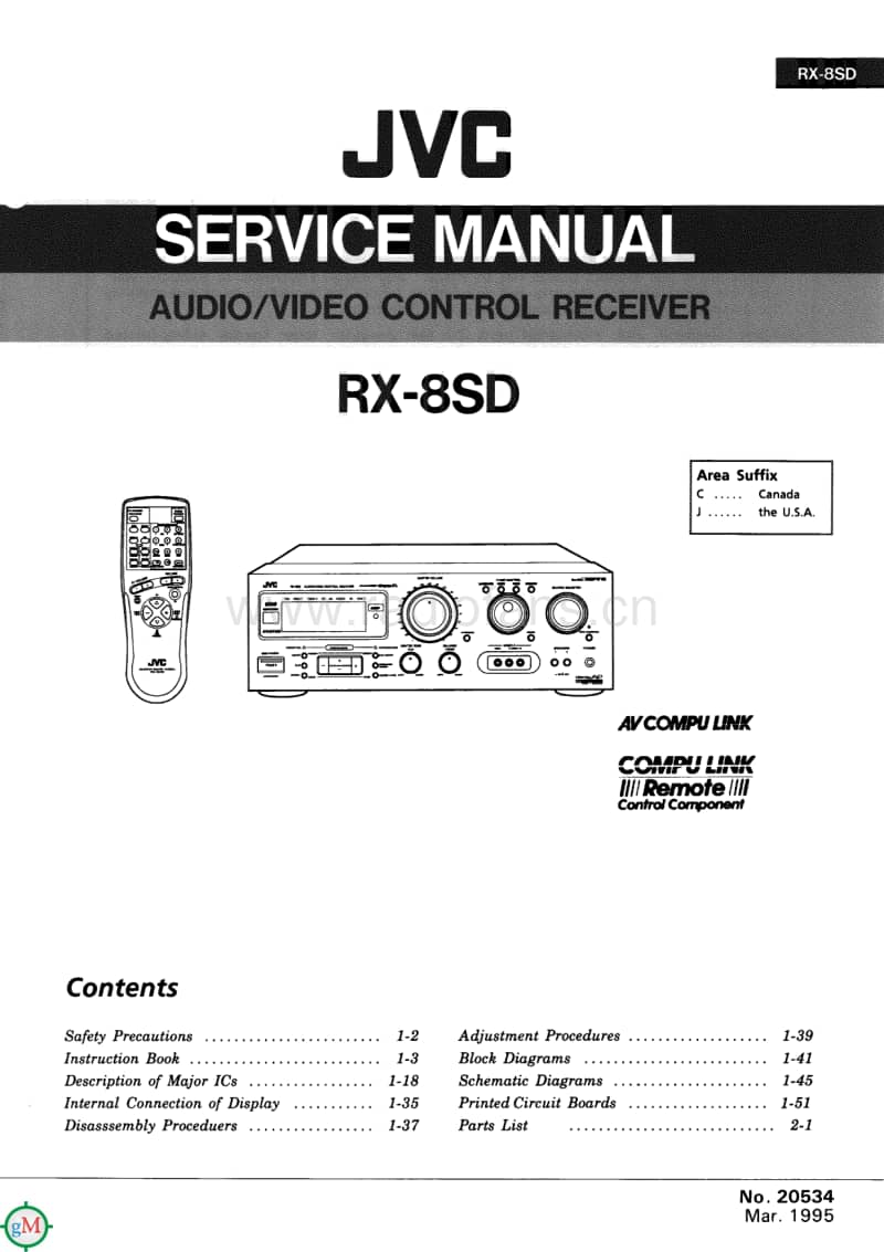 Jvc-RX-8-SD-Service-Manual电路原理图.pdf_第1页