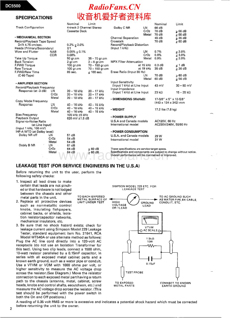 Harman-Kardon-DC-5500-Service-Manual电路原理图.pdf_第2页