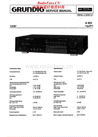 Grundig-A-903-Service-Manual电路原理图.pdf