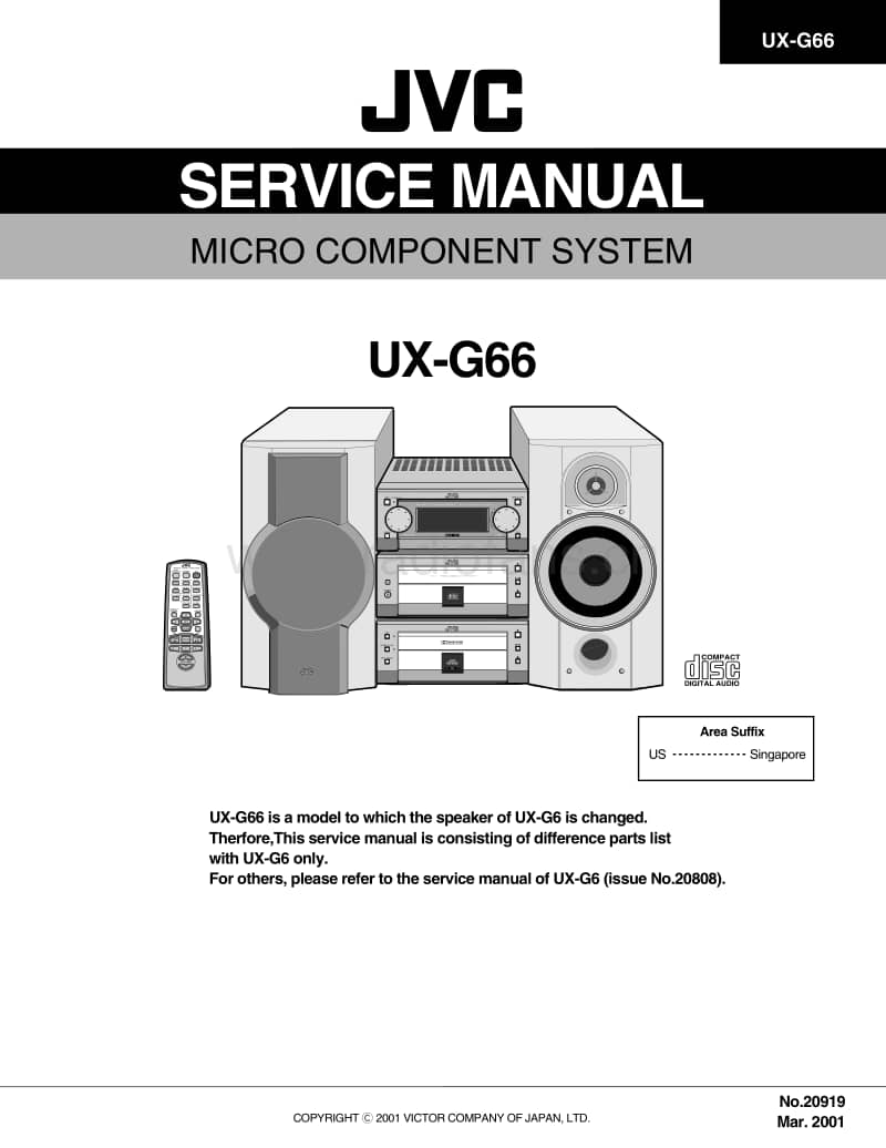 Jvc-UXG-66-Service-Manual电路原理图.pdf_第1页