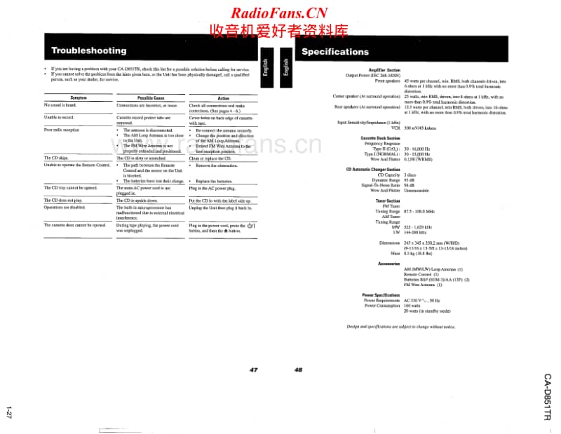 Jvc-CAD-851-TR-Service-Manual电路原理图.pdf_第2页