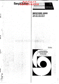 Bang-Olufsen-Beocord_9000-Service-Manual电路原理图.pdf