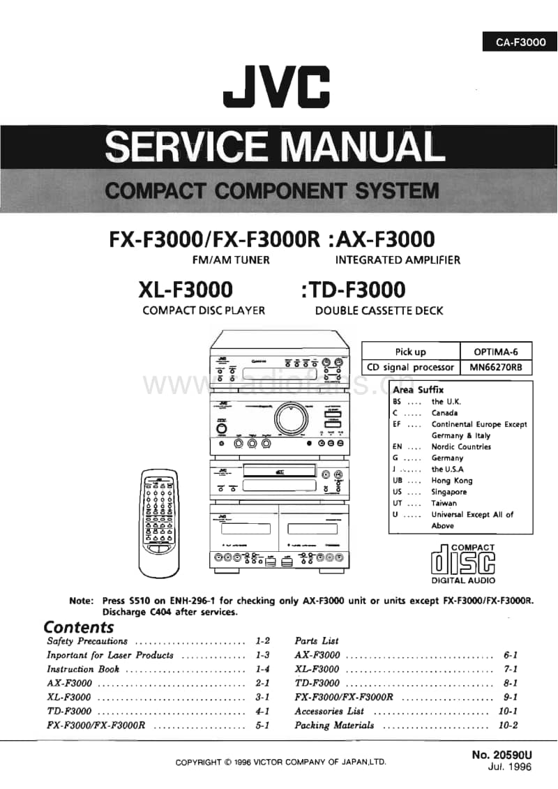 Jvc-TDF-3000-Service-Manual电路原理图.pdf_第1页