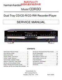 Harman-Kardon-CDR-30-Service-Manual电路原理图.pdf