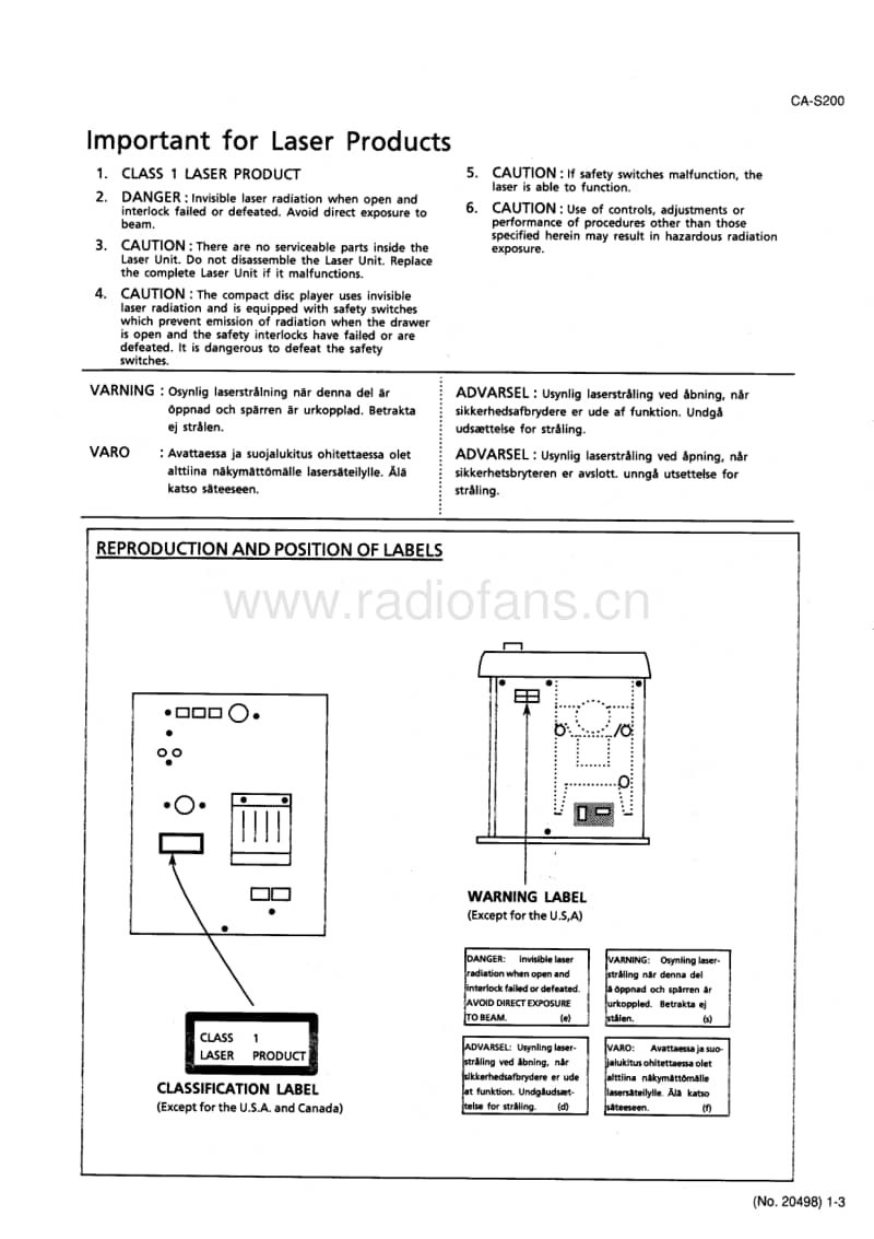 Jvc-CAS-200-Service-Manual电路原理图.pdf_第3页