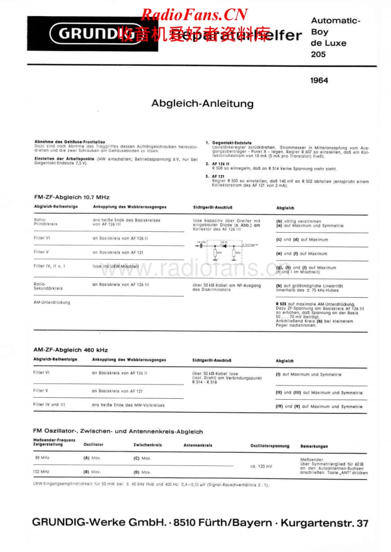 Grundig-Automatic-Boy-205-Service-Manual电路原理图.pdf_第1页