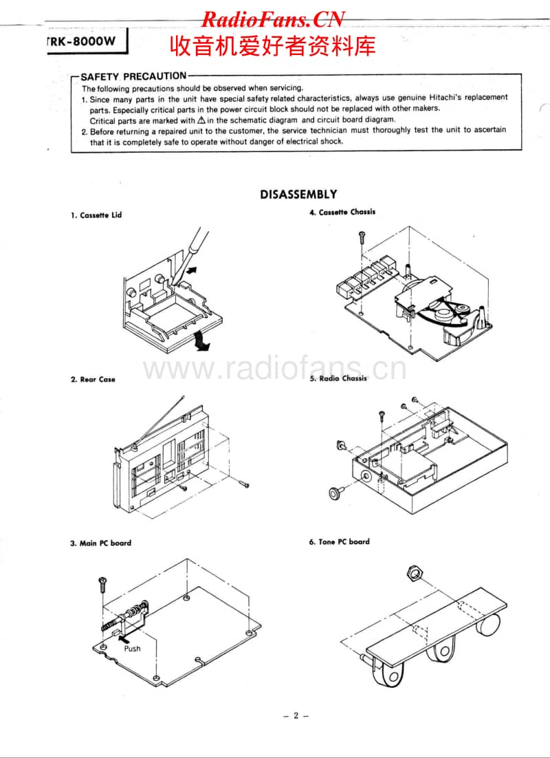 Hitachi-TRK-8000-W-Service-Manual电路原理图.pdf_第2页