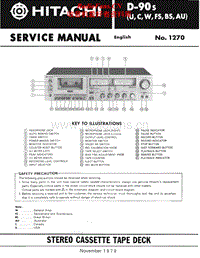 Hitachi-D-90-S-Service-Manual电路原理图.pdf