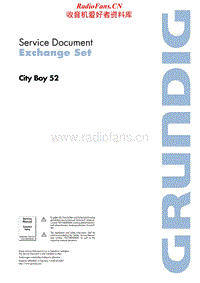 Grundig-City-Boy-52-Service-Manual电路原理图.pdf