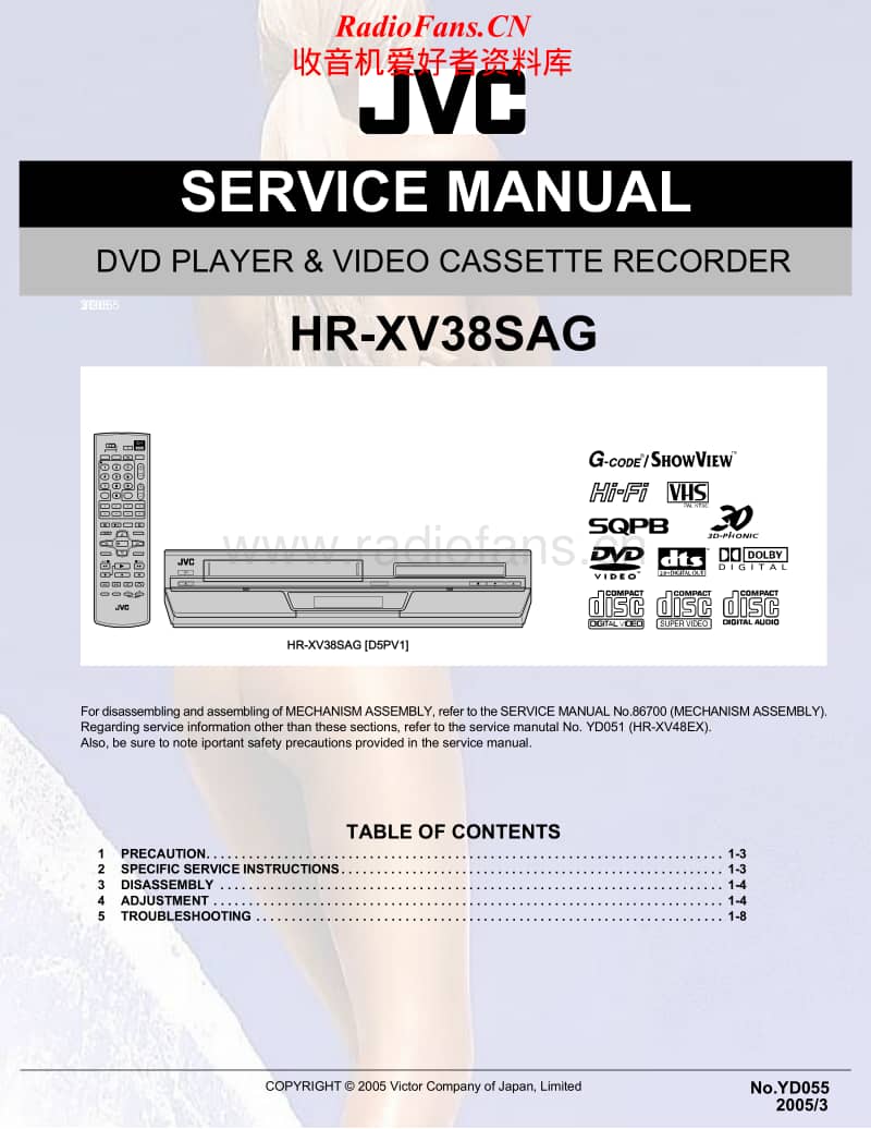 Jvc-HRXV-38-SAG-Service-Manual电路原理图.pdf_第1页