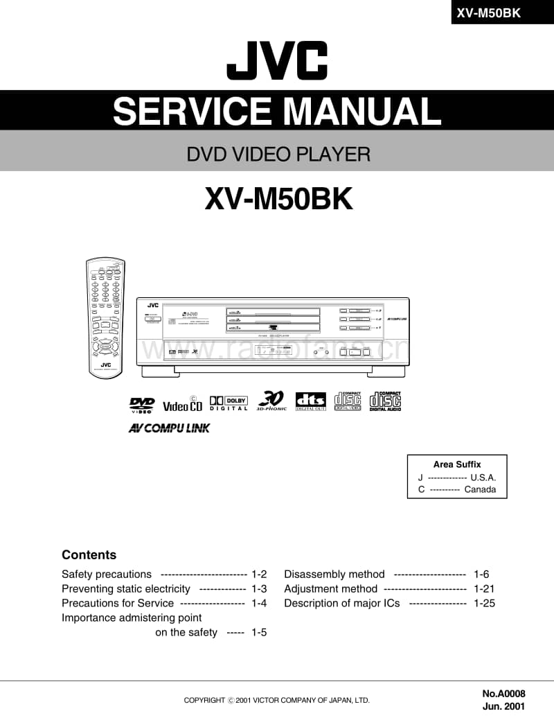 Jvc-XVM-50-BK-Service-Manual电路原理图.pdf_第1页