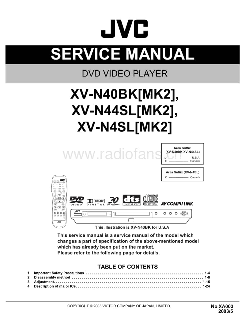 Jvc-XVN-40-BK-Service-Manual电路原理图.pdf_第1页