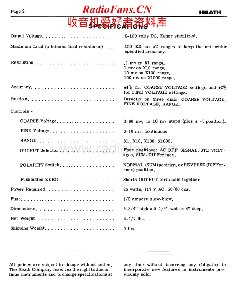 Heathkit-EUW-16-Schematic电路原理图.pdf_第1页